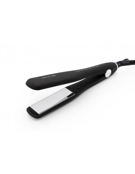CORIOLISS THE WIDE HAIR STRAIGHTENER BLACK SOFT TOUCH