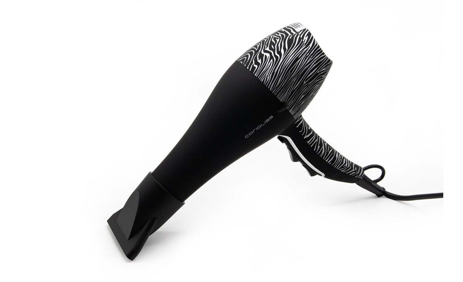 CORIOLISS FLOW DC SILVER ZEBRA SOFT TOUCH HAIR DRYER