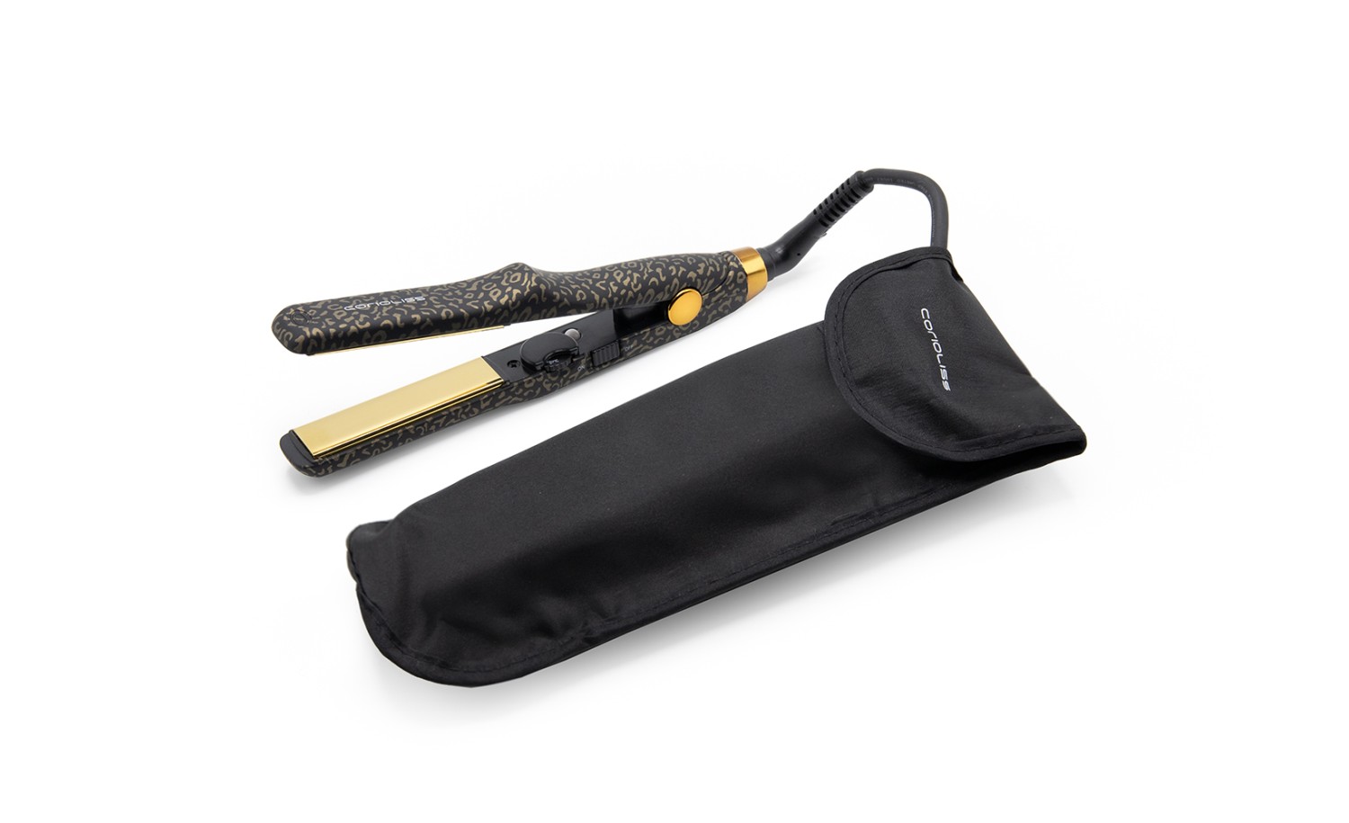 CORIOLISS C-TRIP HAIR STRAIGHTENER GOLD LEOPARD...