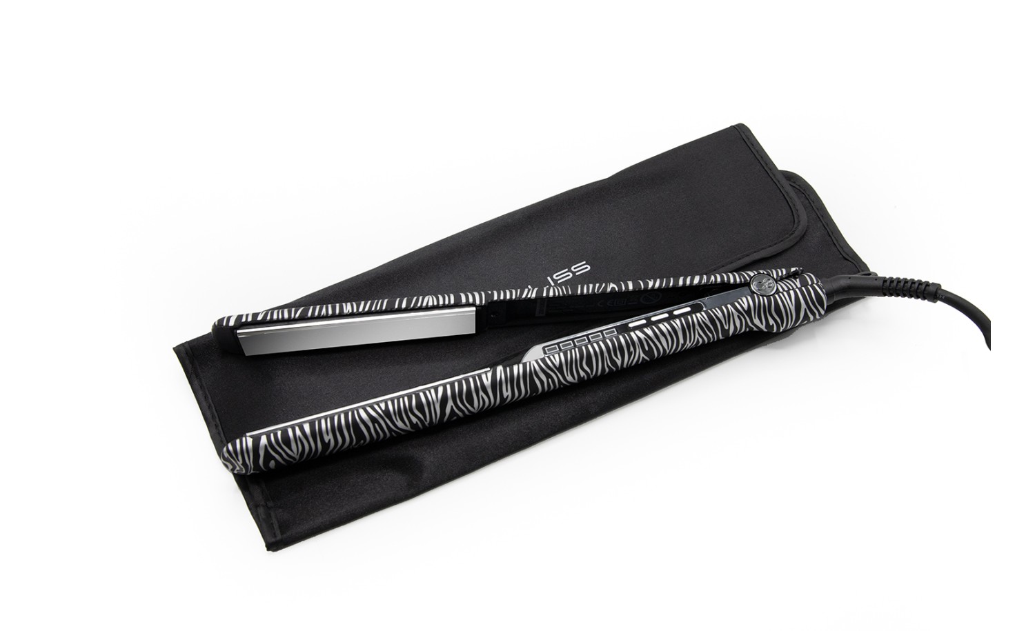 CORIOLISS C3 HAIR STRAIGHTENER SILVER ZEBRA...