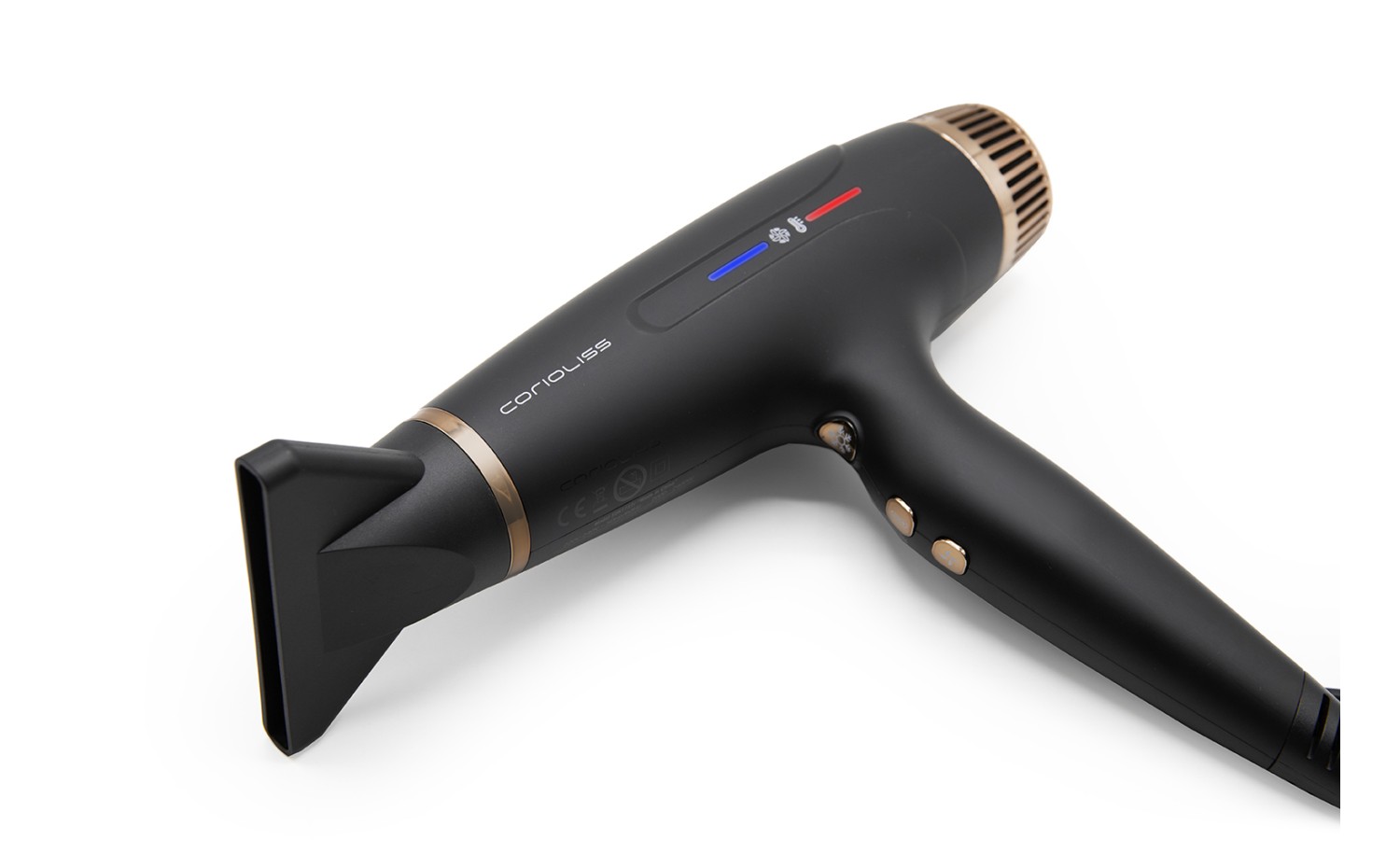 CORIOLISS TYPHOON BLACK COPPER HAIR DRYER 2