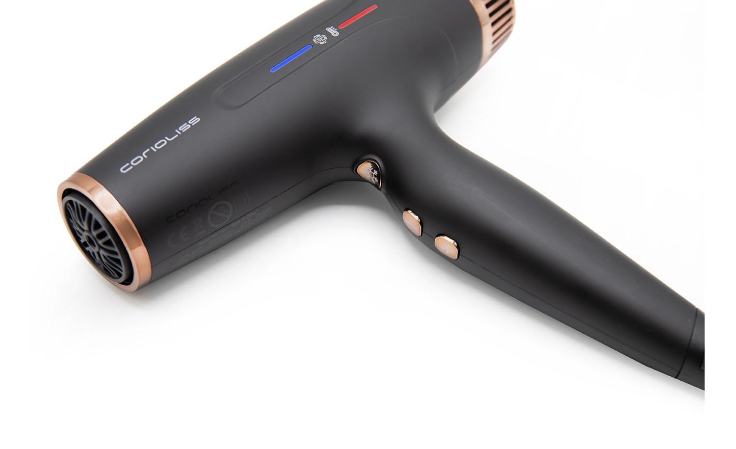 CORIOLISS TYPHOON BLACK COPPER HAIR DRYER