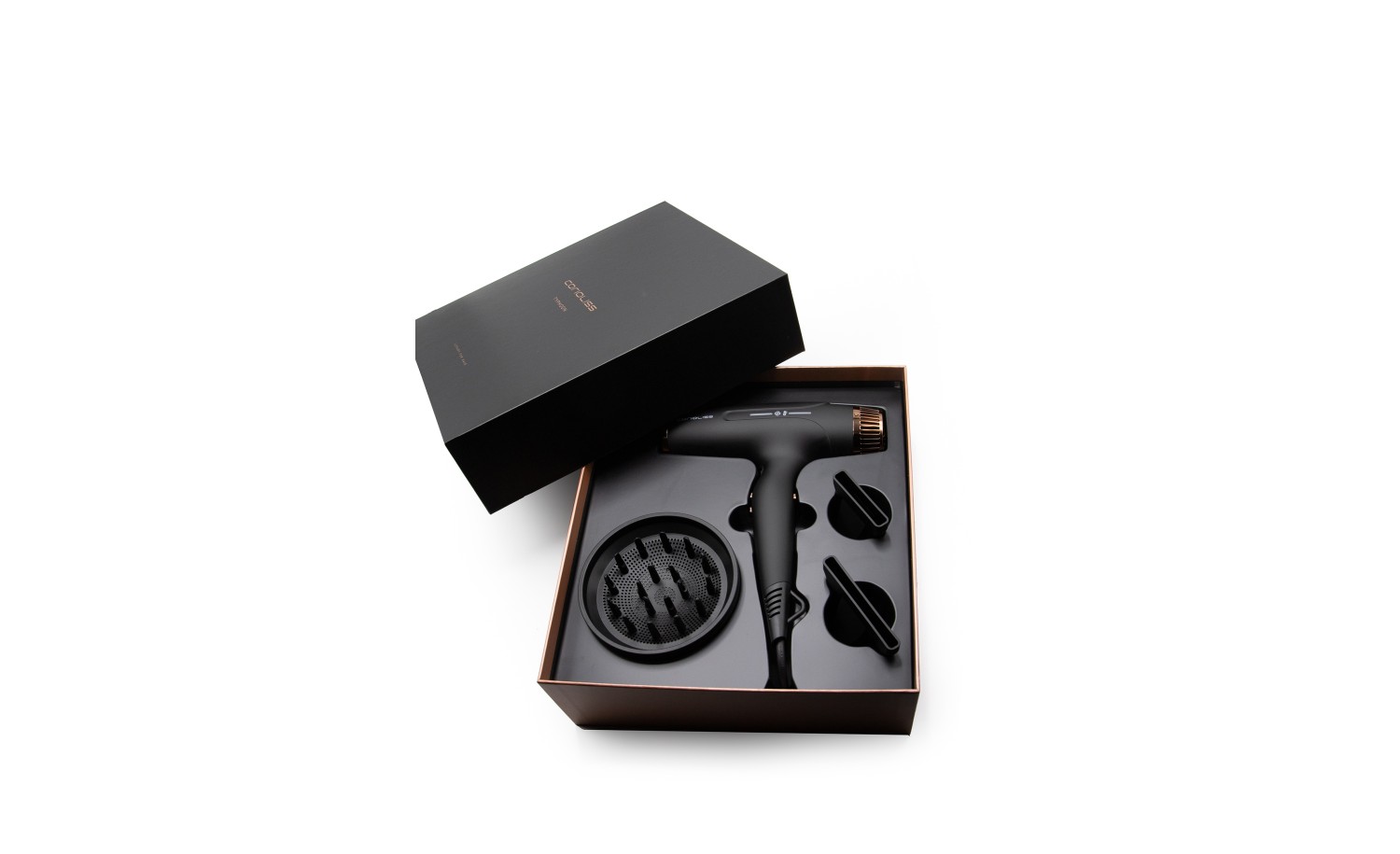 CORIOLISS TYPHOON BLACK COPPER HAIR DRYER