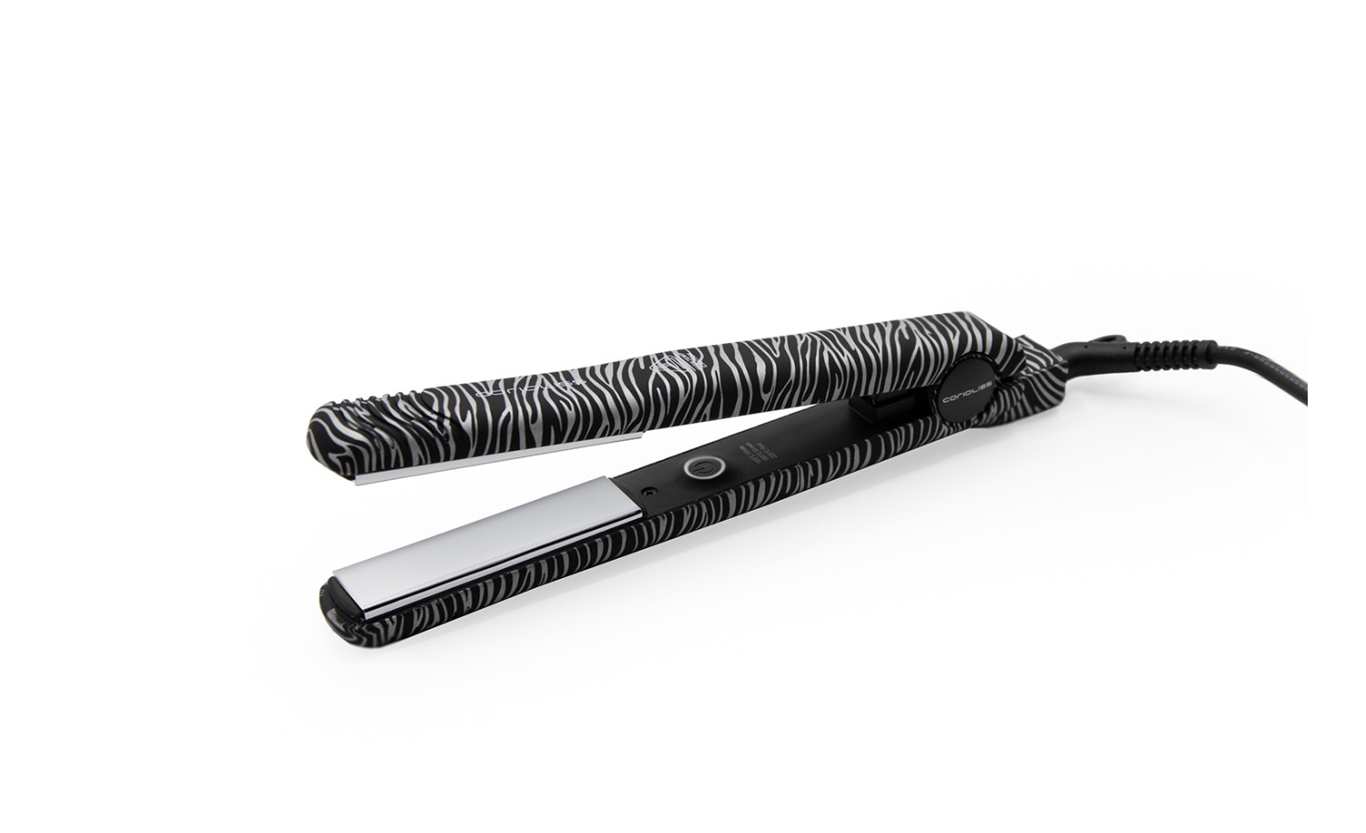 CORIOLISS C-STYLE HAIR STRAIGHTENER SILVER ZEBRA SOFT TOUCH