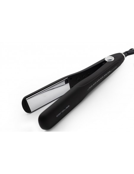 CORIOLISS THE WIDE HAIR STRAIGHTENER BLACK SOFT TOUCH