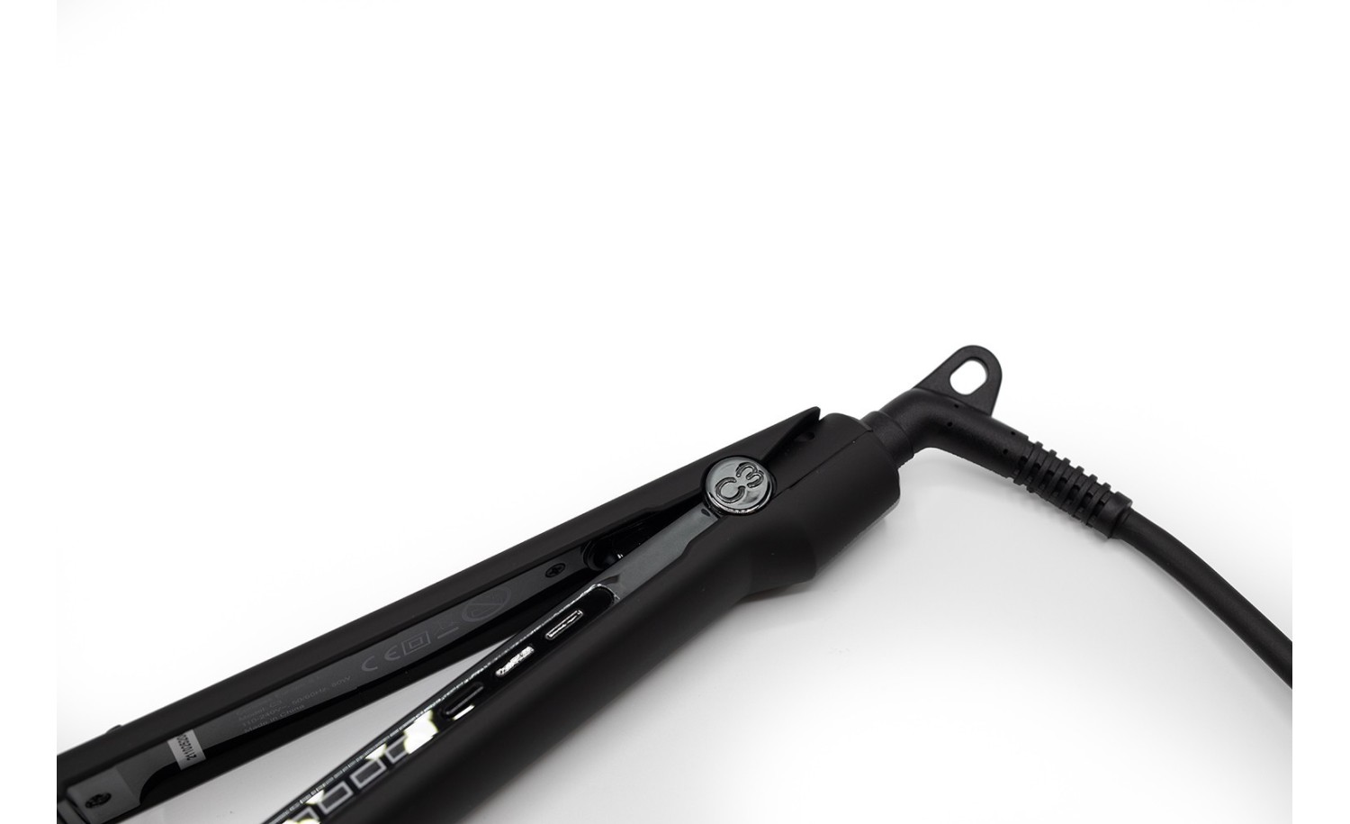 C3 HAIR STRAIGHTENER BLACK SOFT TOUCH CHROME