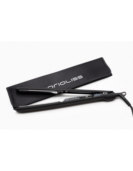 C3 HAIR STRAIGHTENER BLACK SOFT TOUCH CHROME