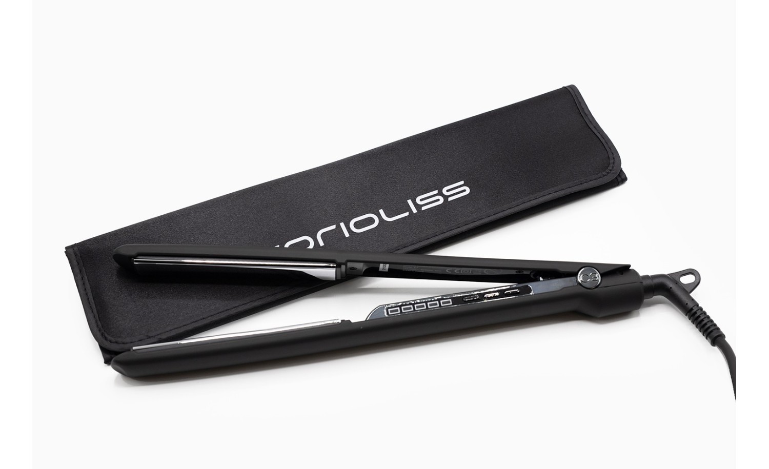 Corioliss C3 Hair Straightener Black Soft Touch Chrome